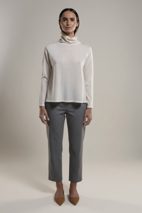 Suede bridge pants 83% cotton 17% elastane