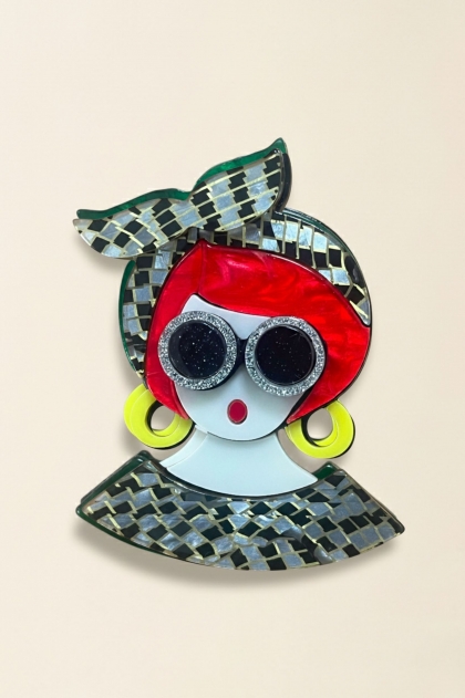 Broche nacre femme Sugar