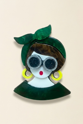 Broche nacre femme Sugar