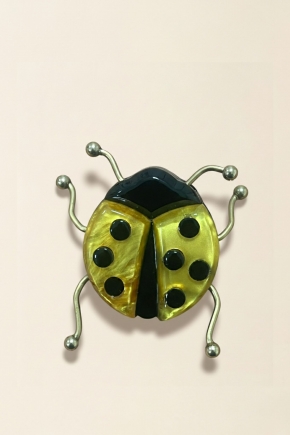 Broche coccinelle pour femme Sugar