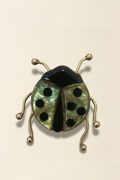 Broche coccinelle pour femme Sugar