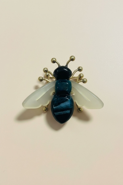 Broche abeille nacre- femme Sugar