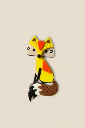 Broche Renard - Sugar