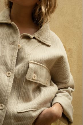 Veste 85% Coton 15% Poly acrylonitrile