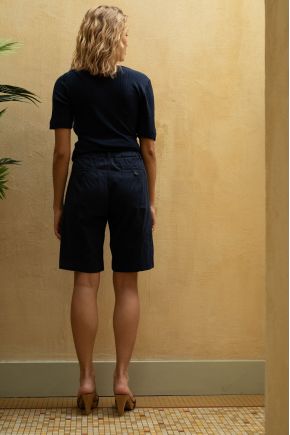 Bermuda en Fine gabardine used 100% Coton