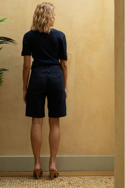 Bermuda en Fine gabardine used 100% Coton