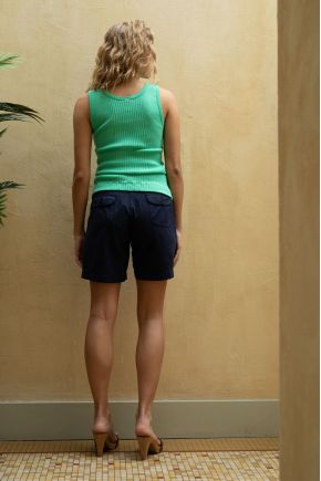 Short en Fine gabardine used 100% Coton