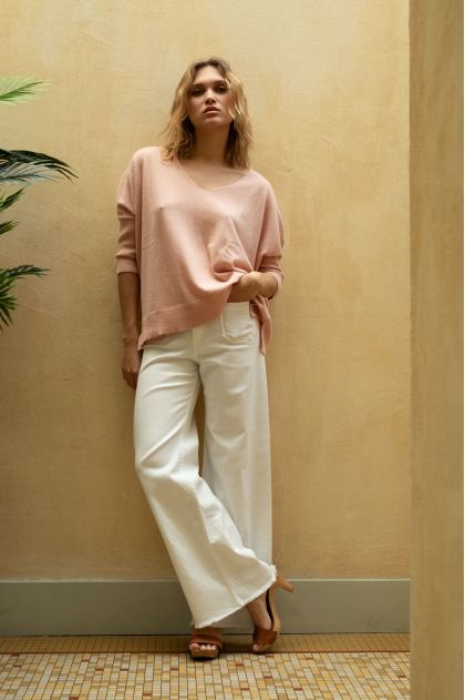 Pull 35% Polyamide 30% laine 30% Viscose 5% cachemire