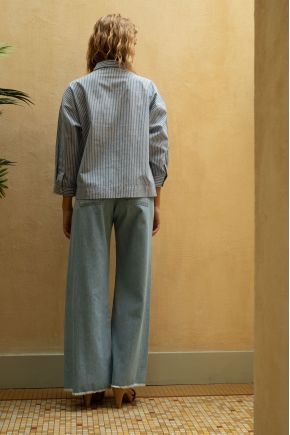 Chemise rayée 100% Coton