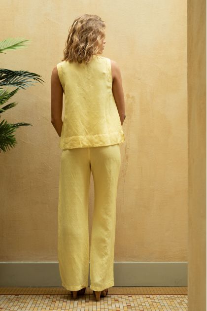 Trousers 50% Linen 48% Viscose 2% Polyester