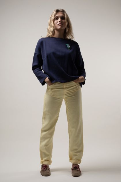 Pantalon 60% Coton 40% Lin