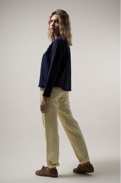 Pantalon 60% Coton 40% Lin