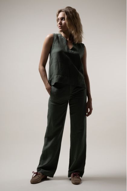 Top 50% Linen 50% Viscose
