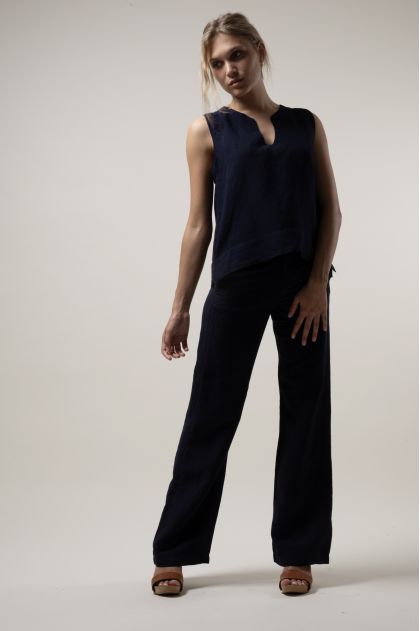 Trousers 50% Linen 48% Viscose 2% Polyester