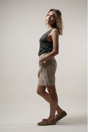 Bermuda en Fine gabardine used 100% Coton