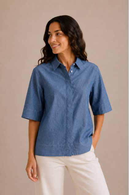 50% Linen 50% Cotton Shirt