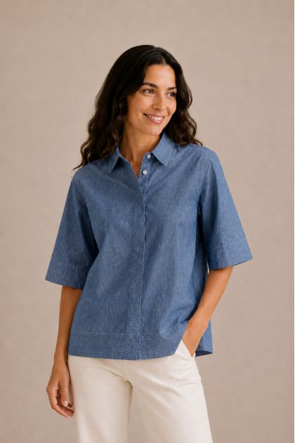 50% Linen 50% Cotton Shirt