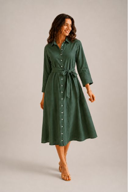 Robe 100% Coton doublée