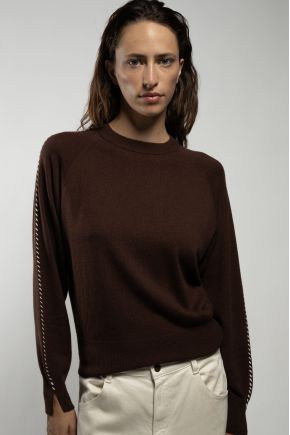 Sweater 30% wool, 35% viscose, 25% polyamide, 10% cashmere