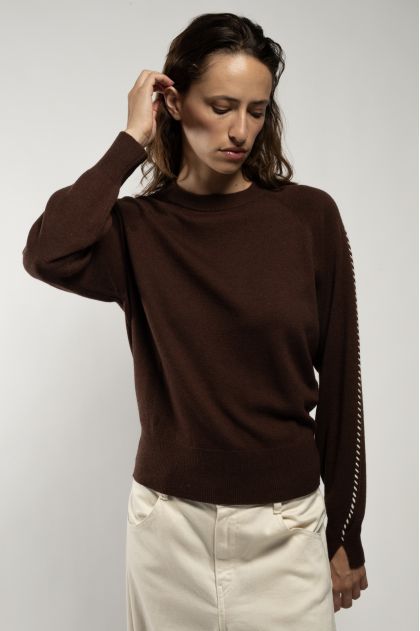 Sweater 30% wool, 35% viscose, 25% polyamide, 10% cashmere