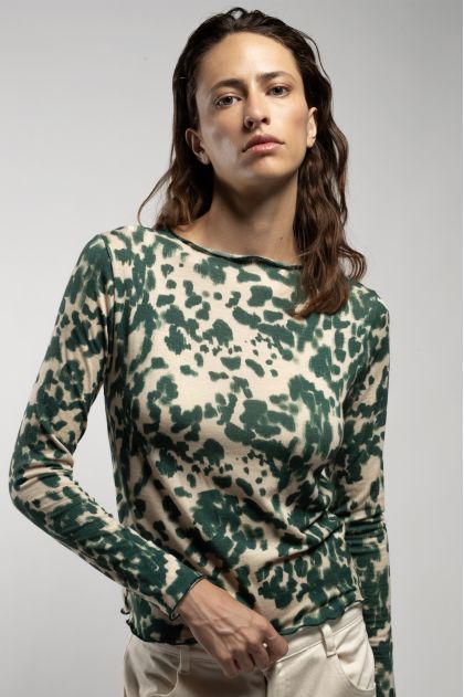 T-shirt 66% Lyocell, 28% virgin wool, 6% elastane