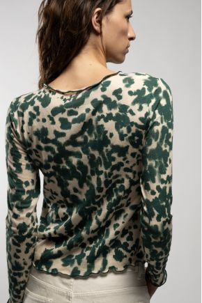 T-shirt 66% Lyocell, 28% virgin wool, 6% elastane