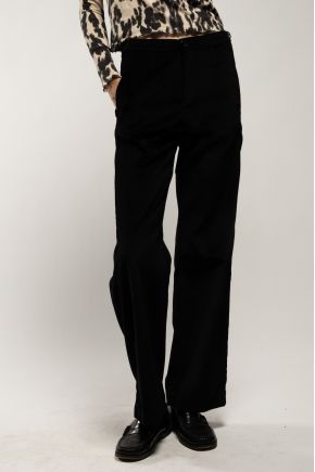 Pantalon 64% coton 24% polyester 7% viscose 2% élasthanne
