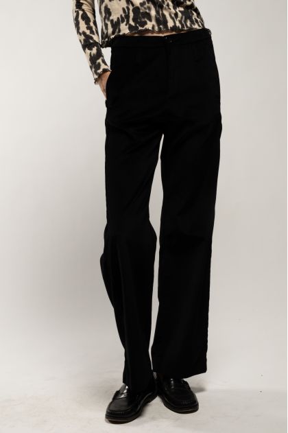 Pantalon 64% coton 24% polyester 7% viscose 2% élasthanne