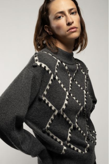 70% wool, 30% cashmere sweater