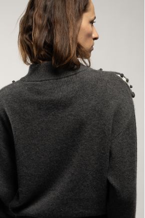 70% wool, 30% cashmere sweater