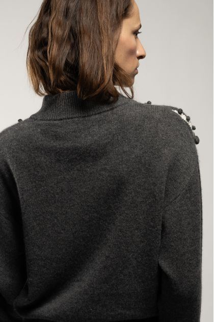 70% wool, 30% cashmere sweater