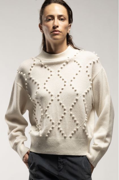 70% wool, 30% cashmere sweater