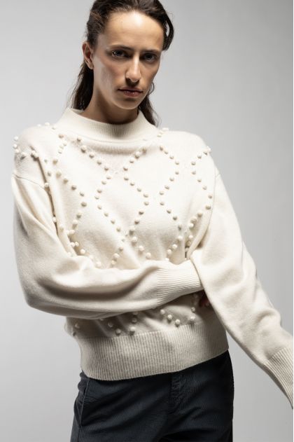 70% wool, 30% cashmere sweater