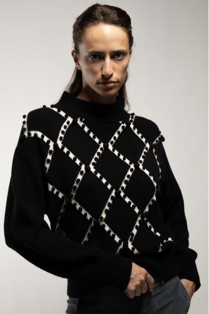70% wool, 30% cashmere sweater