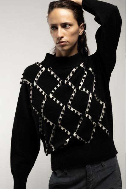 70% wool, 30% cashmere sweater