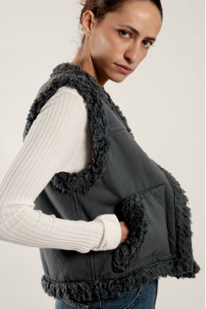 Gilet 100% coton