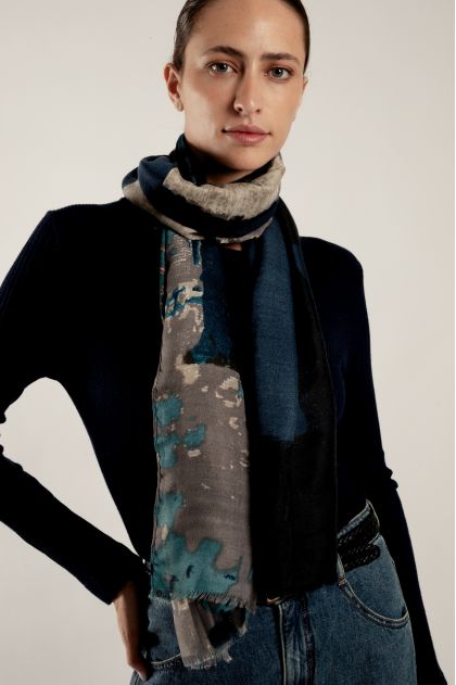 Scarf 80% viscose 20% cotton