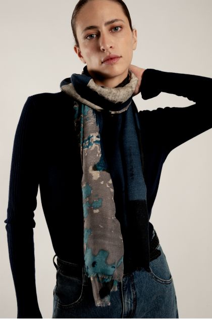 Écharpe 80% viscose 20% coton