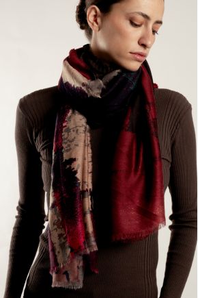 Scarf 80% viscose 20% cotton