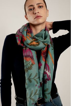Scarf 80% viscose 20% cotton