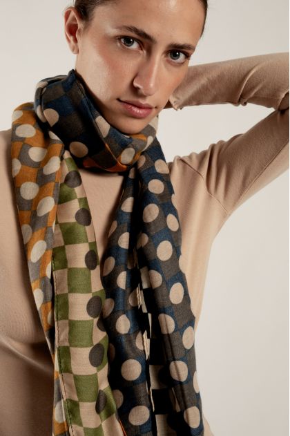 Scarf 80% viscose 20% cotton