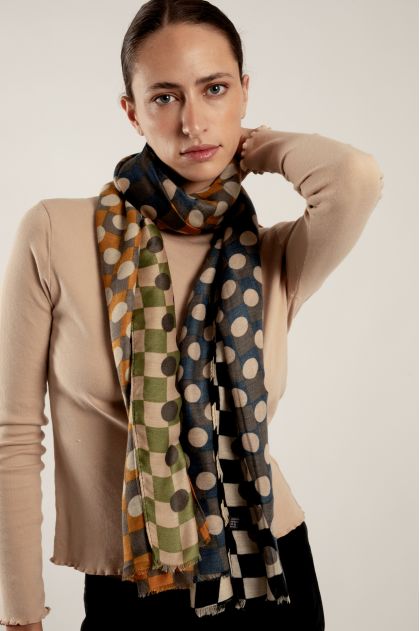 &Eacute;charpe 80% viscose 20% coton