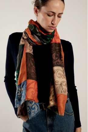 Scarf 80% viscose 20% cotton